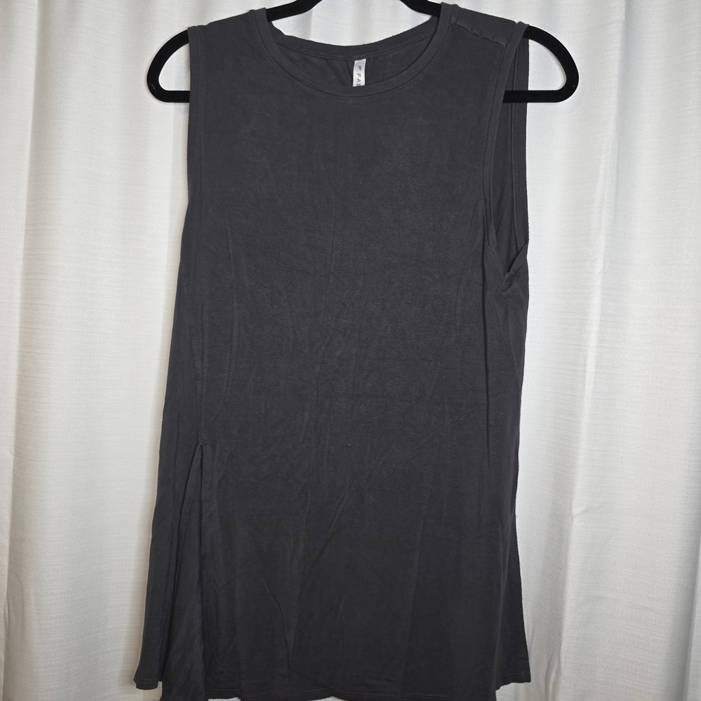 Fabletics Dark Gray Muscle Tee